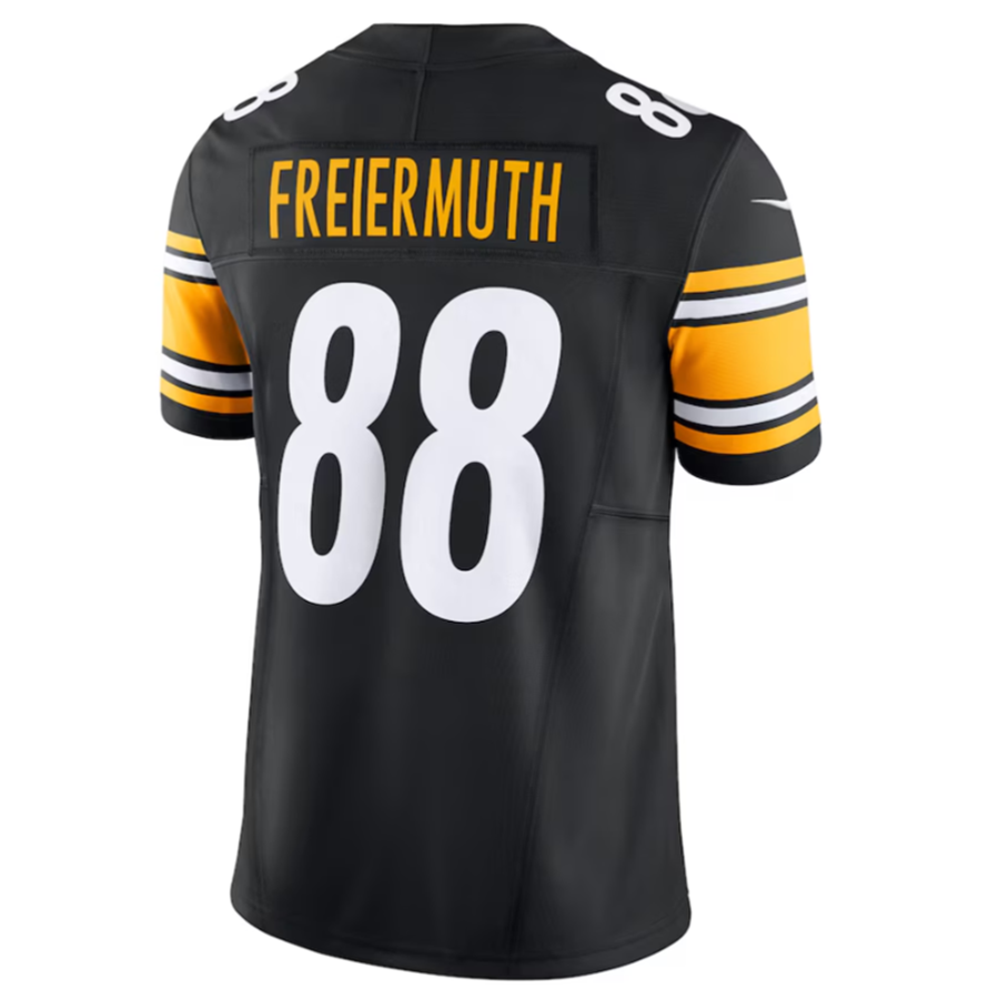tocy P.Steelers #88 Pat Freiermuth Black Vapor F.U.S.E. Limited Jersey American Stitched Jersey