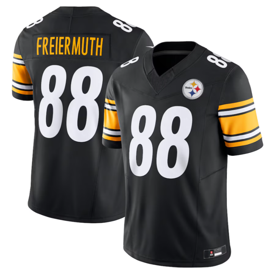 tocy P.Steelers #88 Pat Freiermuth Black Vapor F.U.S.E. Limited American Stitched Jerseys