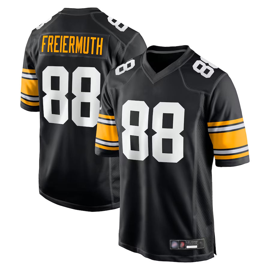 tocyP.Steelers #88 Pat Freiermuth Player Black Alternate Game Stitched Jerseys