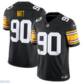 tocy P.Steelers #90 T.J. Watt Black Vapor F.U.S.E. Limited Stitched American Stitched Jerseys