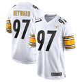 tocy P.Steelers #97 Cameron Heyward Player White Home Game Stitched Jerseys