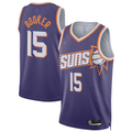 tocy P.Suns #15 Devin Booker Purple Swingman Player Jerseys - Icon Edition