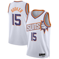 tocy P.Suns #15 Devin Booker White Swingman Player Jerseys - Association Edition