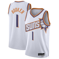 tocy P.Suns #1 Devin Booker White Swingman Jerseys - Association Edition