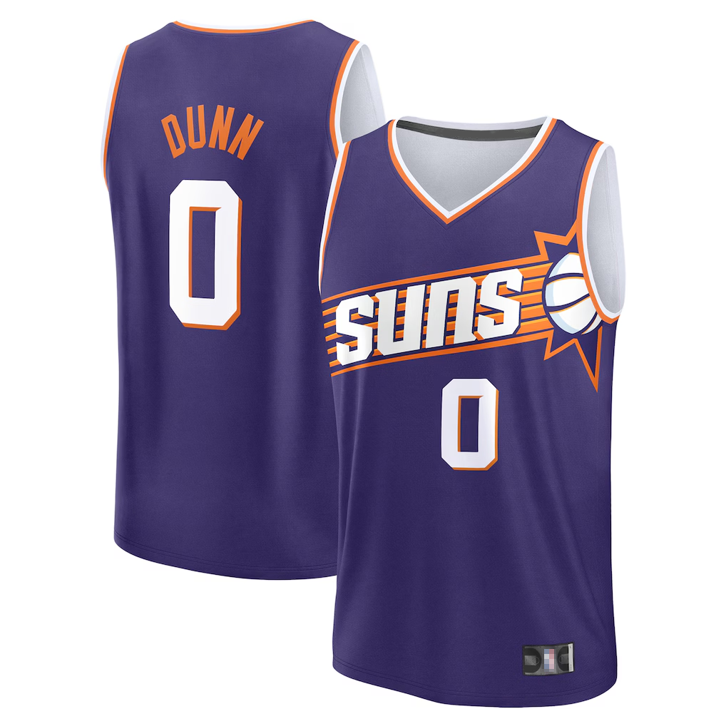 tocy P.Sunss #0 Ryan Dunn Fanatics Purple 2024 Draft Fast Break Player Jerseys - Icon Edition