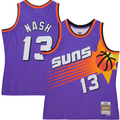 tocy P.Sunss #13 Steve Nash Mitchell & Ness Purple Hardwood Classics 1996-1997 Tropical Swingman Jerseys