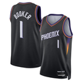 tocy P.Sunss #1 Devin Booker Black Swingman Jerseys - Statement Edition