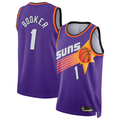 tocy P.Sunss #1 Devin Booker Purple Swingman Jerseys - Classic Edition