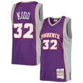 tocy P.Sunss #32 Jason Kidd Mitchell & Ness Purple Big & Tall Hardwood Classics 2000-2001 Swingman Jerseys