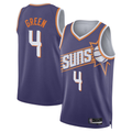 tocy P.Sunss #4 Jalen Green Purple Swingman Jerseys - Icon Edition