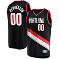 tocy PT.Blazers #00 Scoot Henderson Fanatics Black Fast Break Replica Jerseys - Icon Edition