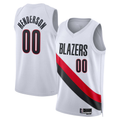 tocy PT.Blazers #00 Scoot Henderson White Swingman Jerseys - Association Edition