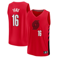 tocy PT.Blazers #16 Yang Hansen Fanatics Red Fast Break Replica Jerseys - Statement Edition