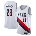 tocy PT.Blazers #23 Donovan Clingan White Swingman Jerseys - Association Edition