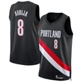 tocy PT.Blazers #8 Deni Avdija Black Swingman Jerseys - Icon Edition