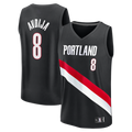 tocy PT.Blazers #8 Deni Avdija Fanatics Black Fast Break Replica Jerseys - Icon Edition