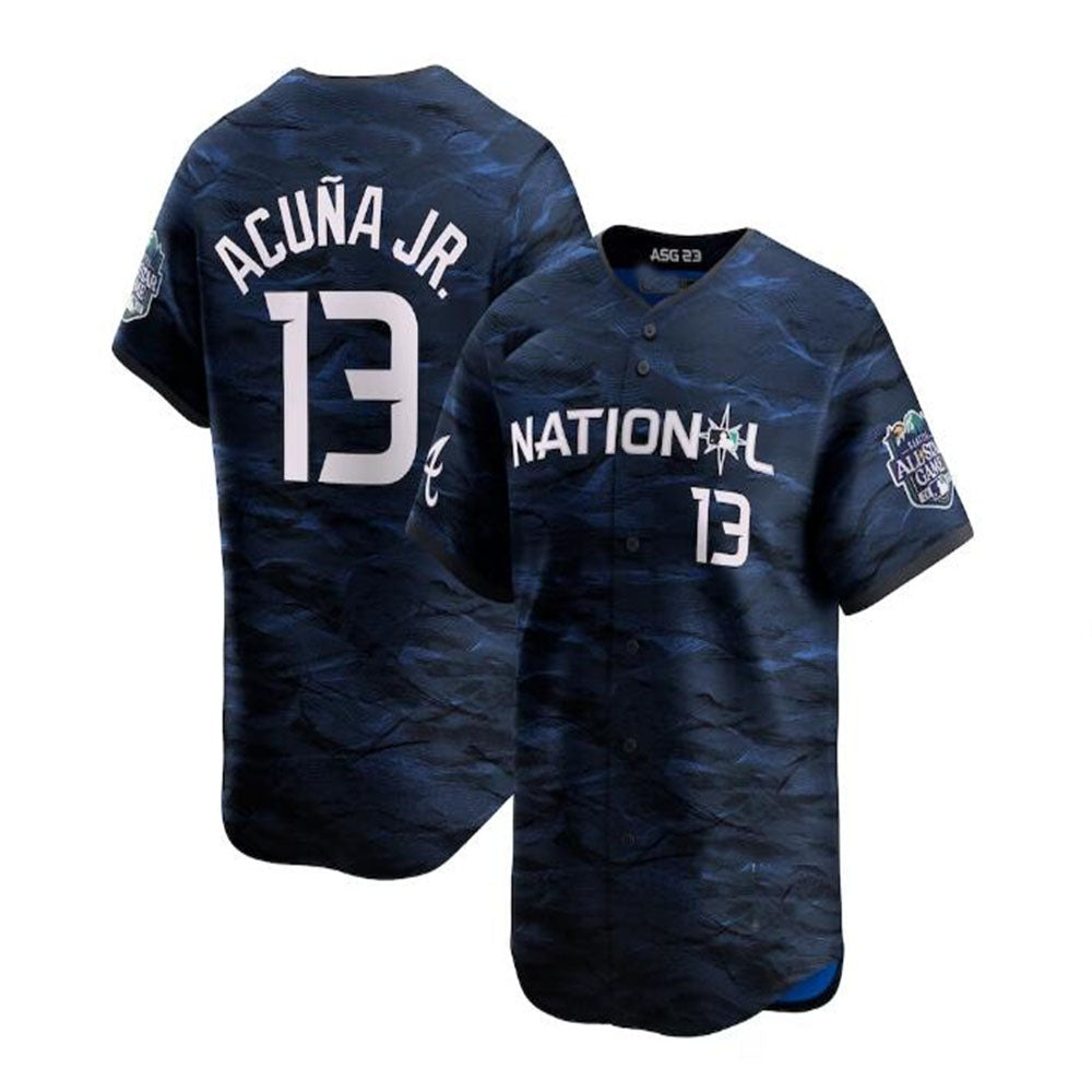 tocy A.Braves #13 Ronald Acuna Jr. National League 2023 All-Star Game Limited Player Jersey - Royal Personalized Jerseys