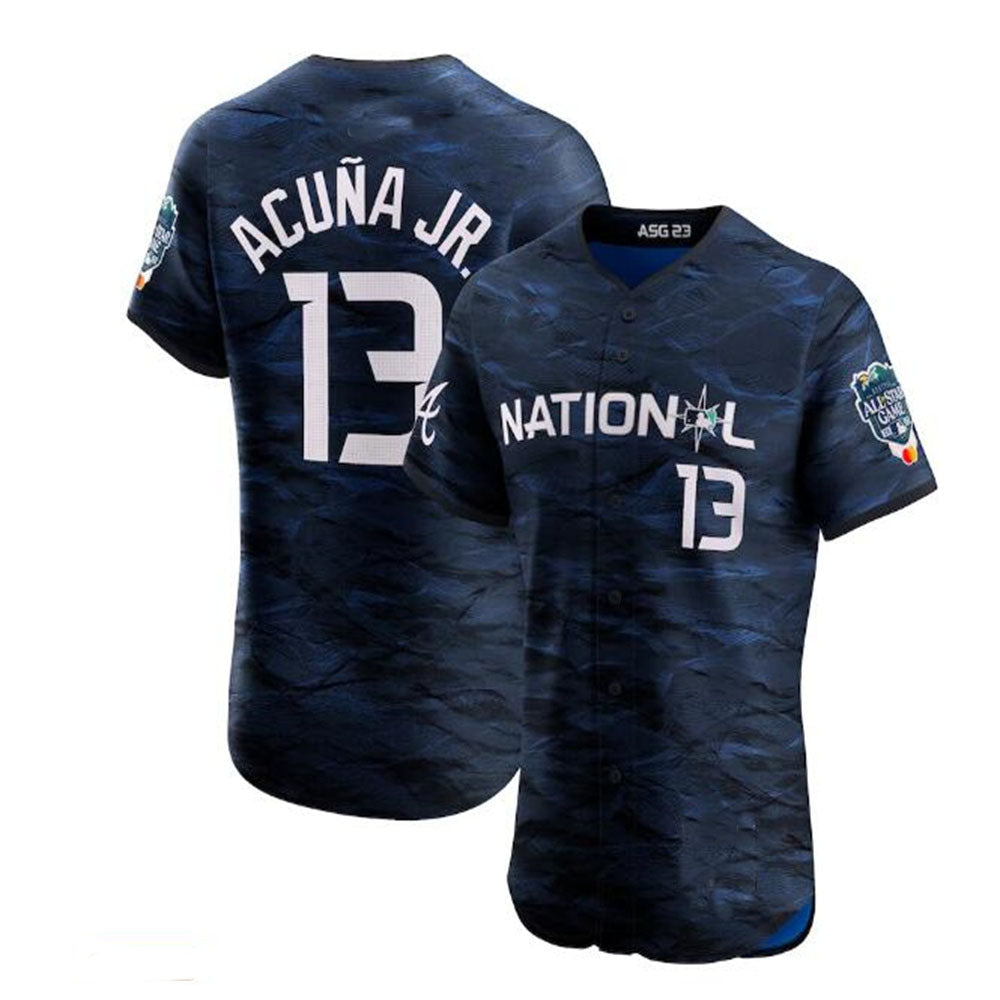 tocy A.Braves #13 Ronald Acuna Jr. National League 2023 All-Star Game Vapor Premier Elite Player Jersey - Royal Personalized Jerseys