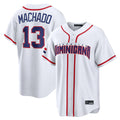 tocy S.Diego Padres #13 Manny Machado Player White 2026 World Classic Home Limited Stitched Jerseys