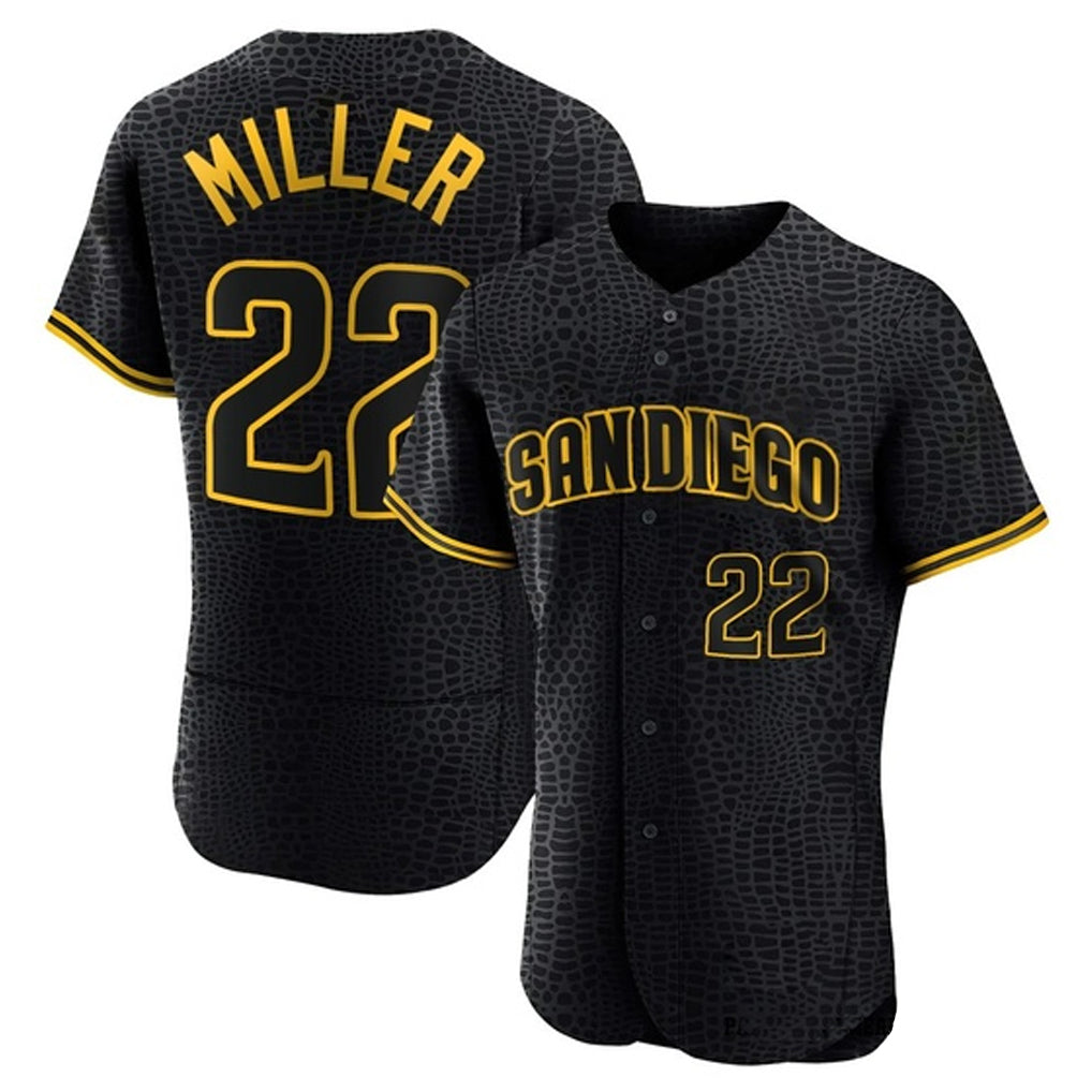 tocy S.Diego Padres #22 Mason Miller Player Black Snake Skin City Home Limited Elite Stitched Jerseys