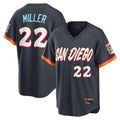 tocy S.Diego Padres #22 Mason Miller Player Obsidian 2026 City Connect Home Limited T-shirt Stitched Jerseys