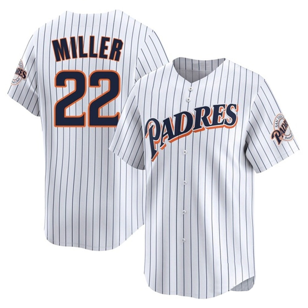 tocy S.Diego Padres #22 Mason Miller Player White Cooperstown Collection Limited Home Stitched Jerseys