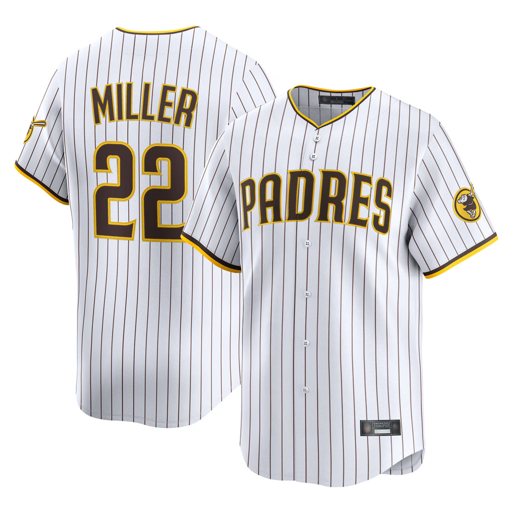 tocy S.Diego Padres #22 Mason Miller Player White Home Limited Stitched Jerseys