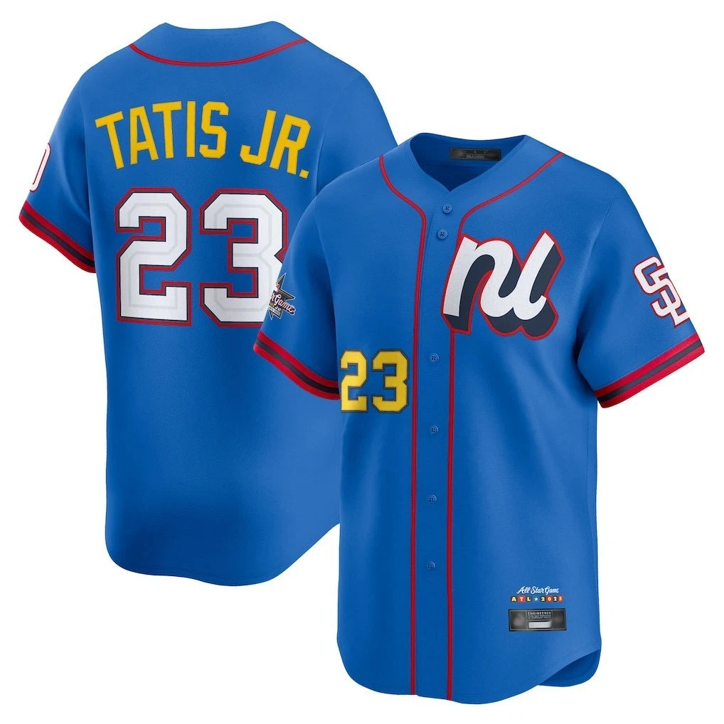 tocy S.Diego Padres #23 Fernando Tatis Jr Player Blue National League All-Star Game Limited Stitched Jerseys