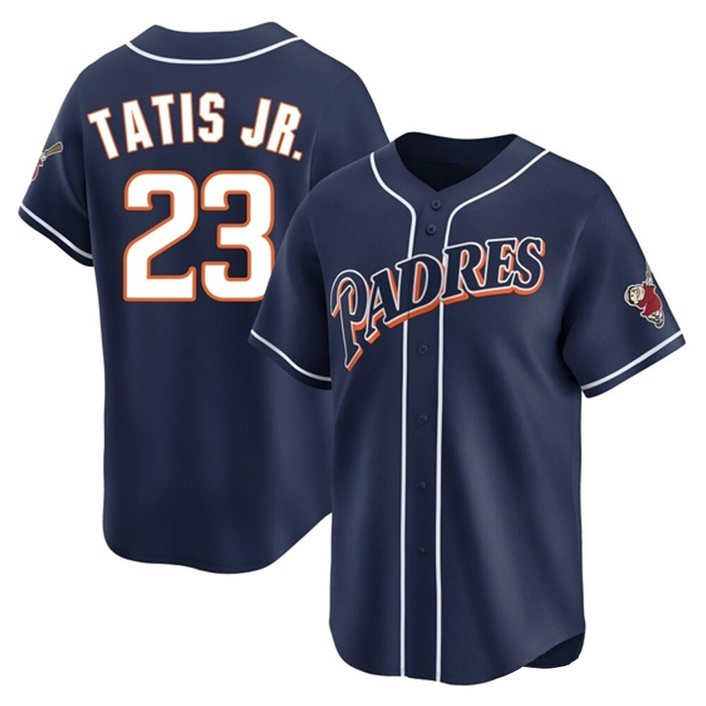 tocy S.Diego Padres #23 Fernando Tatis Jr Player Navy Cooperstown Collection Limited Home Stitched Jerseys