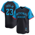 tocy S.Diego Padres #23 Fernando Tatis Jr Player Navy National League All-Star Game Limited Stitched Jerseys