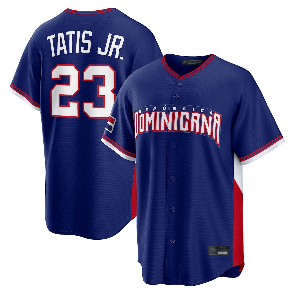 tocy S.Diego Padres #23 Fernando Tatis Jr Player Royal 2026 World Classic Home Limited Stitched Jerseys