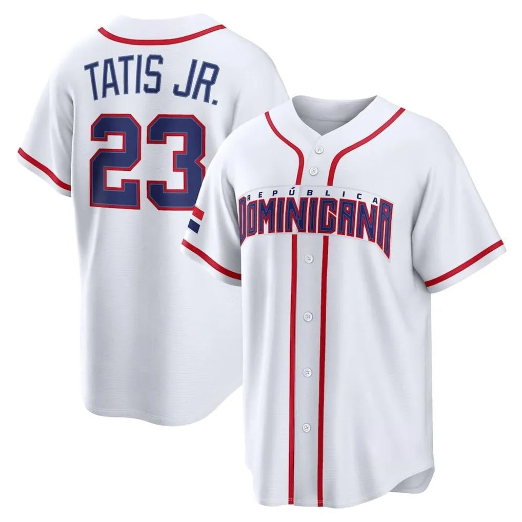 tocy S.Diego Padres #23 Fernando Tatis Jr Player White 2026 World Classic Home Limited Stitched Jerseys
