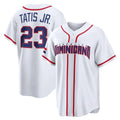 tocy S.Diego Padres #23 Fernando Tatis Jr Player White 2026 World Classic Home Limited Stitched Jerseys