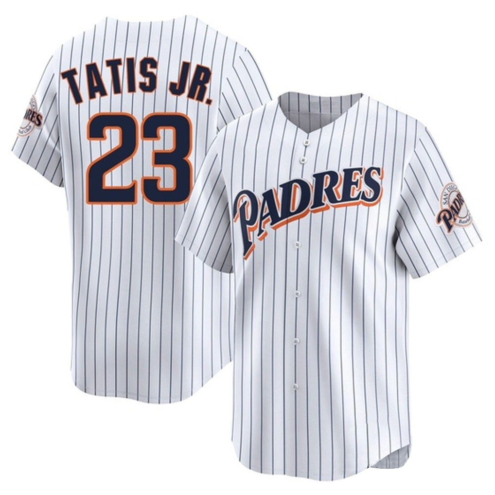 tocy S.Diego Padres #23 Fernando Tatis Jr Player White Cooperstown Collection Limited Home Stitched Jerseys