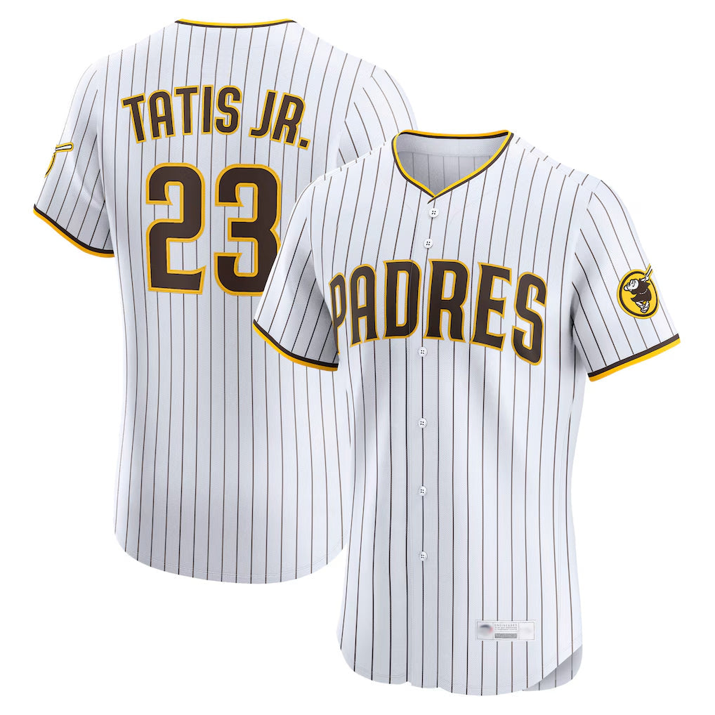 tocy S.Diego Padres #23 Fernando Tatis Jr Player White Home Limited Elite Stitched Jerseys