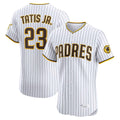 tocy S.Diego Padres #23 Fernando Tatis Jr Player White Home Limited Elite Stitched Jerseys
