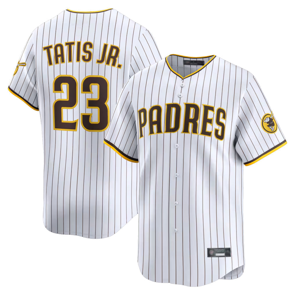 tocy S.Diego Padres #23 Fernando Tatis Jr Player White Home Limited Stitched Jerseys