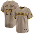 tocy S.Diego Padres #27 Nick Pivetta Player Khaki Home Limited Stitched Jerseys