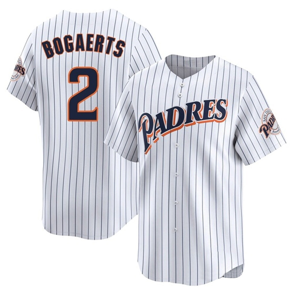 tocy S.Diego Padres #2 Xander Bogaerts Player White Cooperstown Collection Limited Home Stitched Jerseys