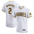 tocy S.Diego Padres #2 Xander Bogaerts Player White Home Limited Elite Stitched Jerseys