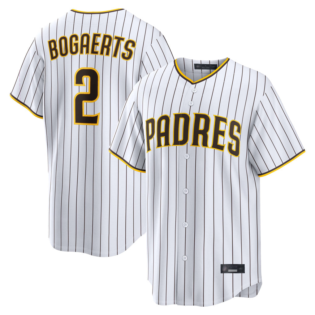tocy S.Diego Padres #2 Xander Bogaerts Player White Home Limited Game Stitched Jerseys