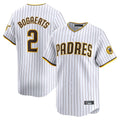 tocy S.Diego Padres #2 Xander Bogaerts Player White Home Limited Stitched Jerseys