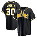 tocy S.Diego Padres #30 Gavin Sheets Player Black 2026 Fashion Home Stitched Jerseys