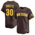 tocy S.Diego Padres #30 Gavin Sheets Player Brown Home Limited Stitched Jerseys
