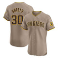 tocy S.Diego Padres #30 Gavin Sheets Player Khaki Home Limited Elite Stitched Jerseys