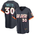 tocy S.Diego Padres #30 Gavin Sheets Player Obsidian 2026 City Connect Home Limited T-shirt Stitched Jerseys