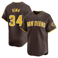 tocy S.Diego Padres #34 Michael King Player Brown Home Limited Stitched Jerseys