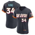 tocy S.Diego Padres #34 Michael King Player Obsidian 2026 City Connect Home Limited Elite T-shirt Stitched Jerseys