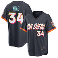 tocy S.Diego Padres #34 Michael King Player Obsidian 2026 City Connect Home Limited T-shirt Stitched Jerseys