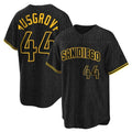 tocy S.Diego Padres #44 Joe Musgrove Player Black Snake Skin City Home Game Stitched Jerseys